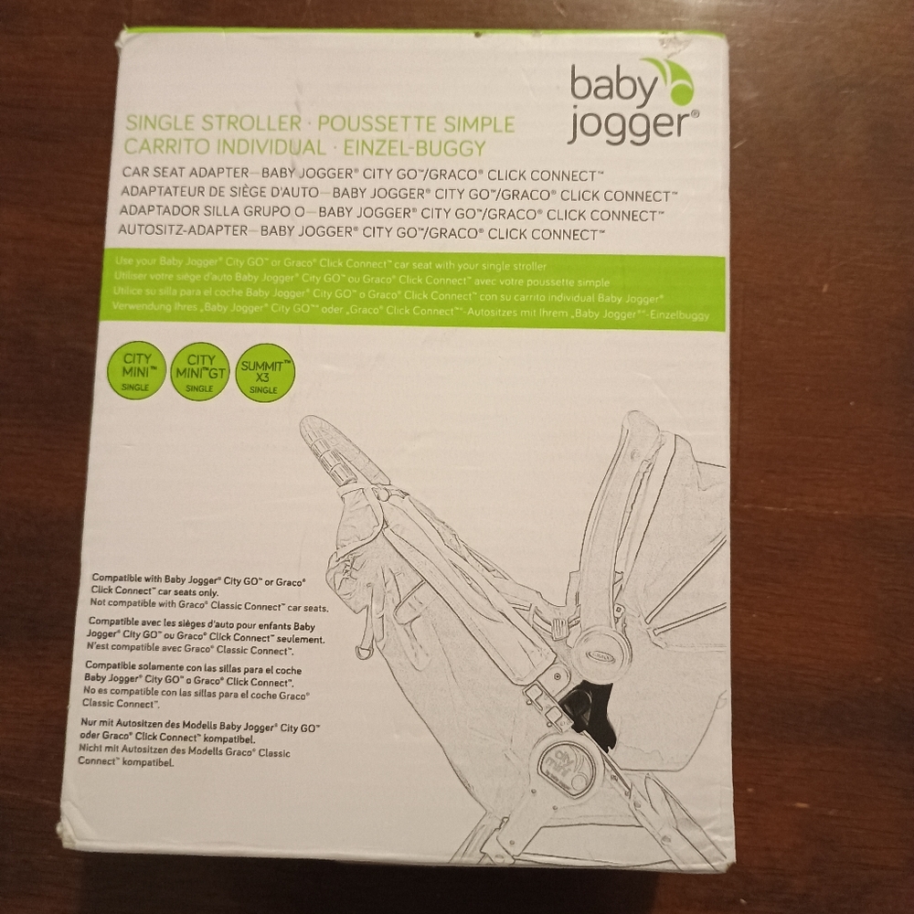 Baby Jogger Single Stroller Car Seat Adapter for CITY Mini, Mini GT, Summit X3